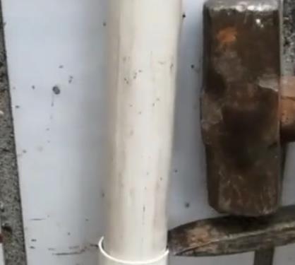 pvc管中間斷了拼接視頻分享，這個思路還是比較實(shí)用的！